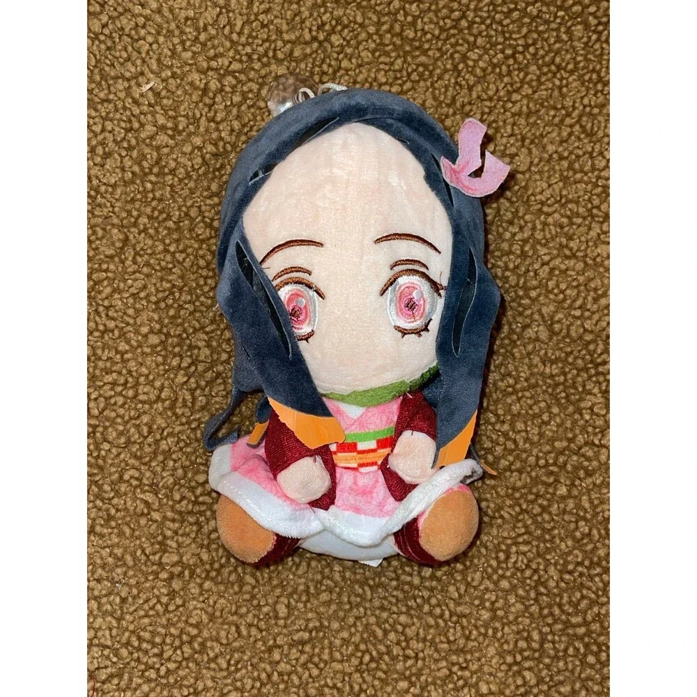 Demon Slayer Nezuko Kamado Plush Keychain Charm (6-7 Inches) – Kimetsu no Yaiba